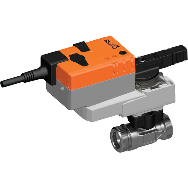Vanne sphérique Belimo G1 Kvs12 24VAC/DC 9s 2 points 4Nm IP54 R415D/LRQ24A