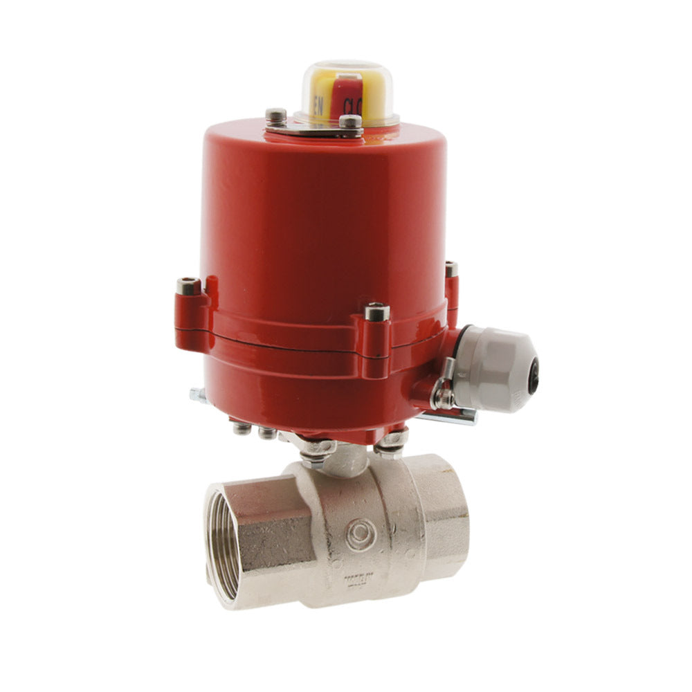 Tameson Electric Ball Valve, 2-Way, G1'', 120V AC - BL2BA