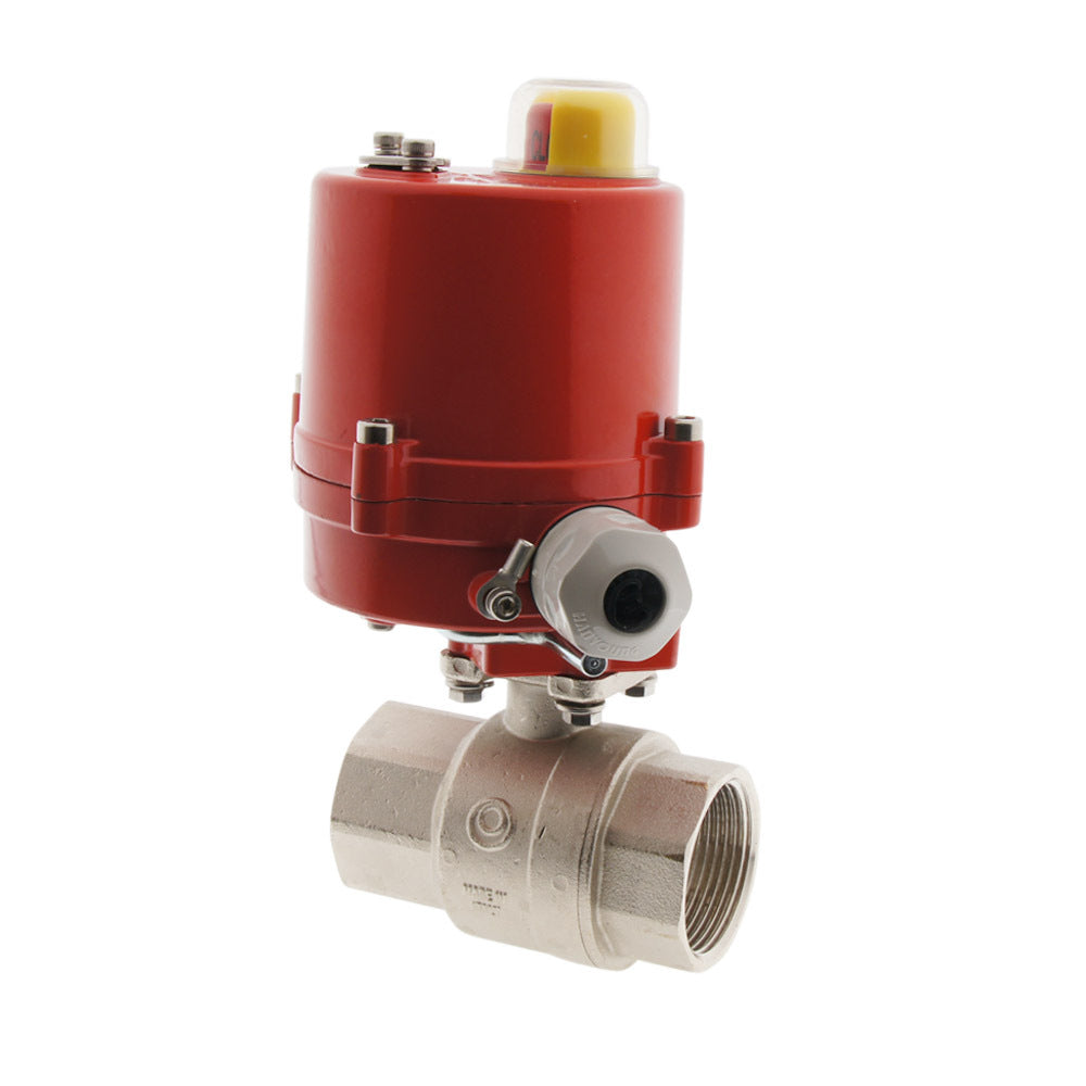 Robinet à boisseau sphérique électrique Tameson à filetage G3/8'', 2 voies - BL2BA