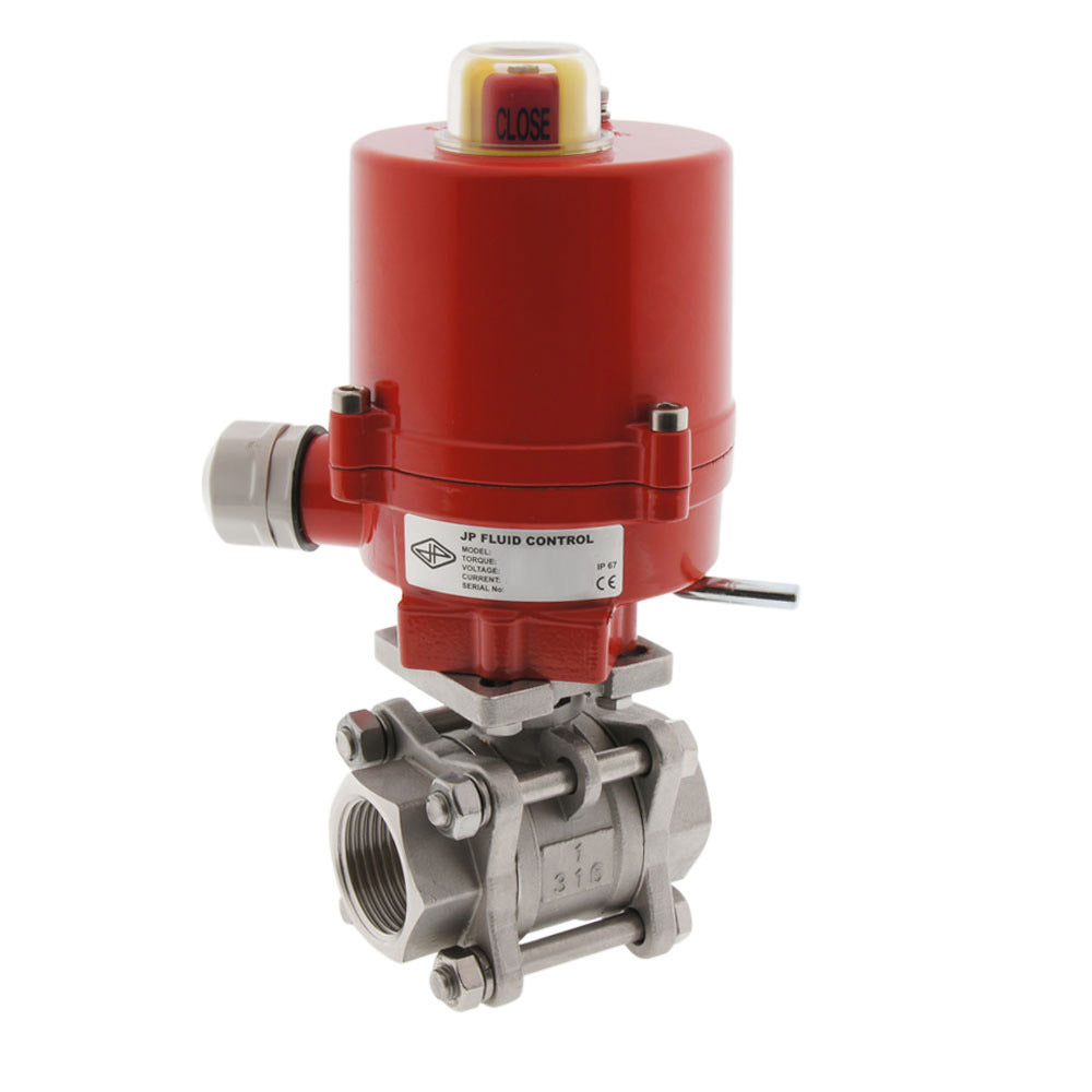 Robinet à boisseau sphérique électrique 2 voies G1'' 12V AC Tameson - BL2SA3