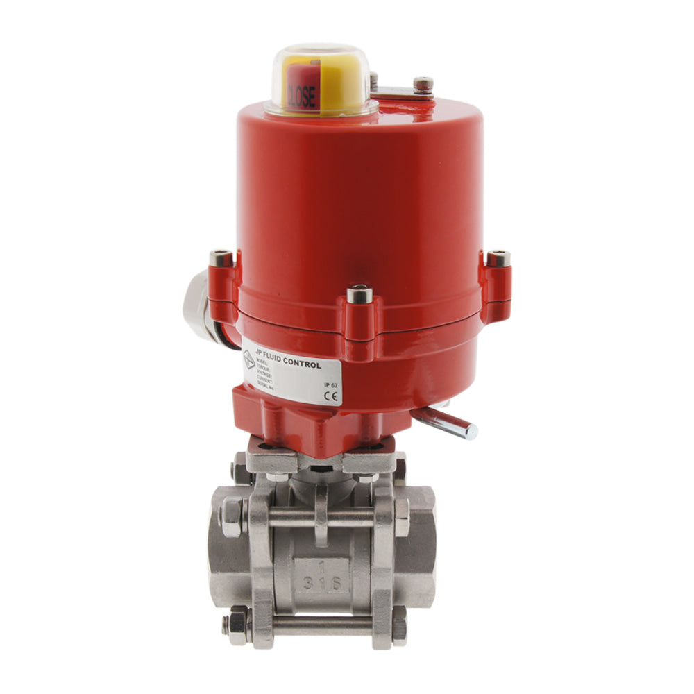Robinet à boisseau sphérique électrique 2 voies Tameson, filetage G1, 12V CC - BL2SA3