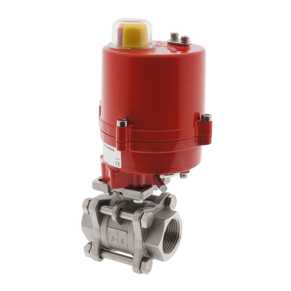 Tameson Spherical Ball Valve G3/4'' 230V AC 2-Way Electric Actuator