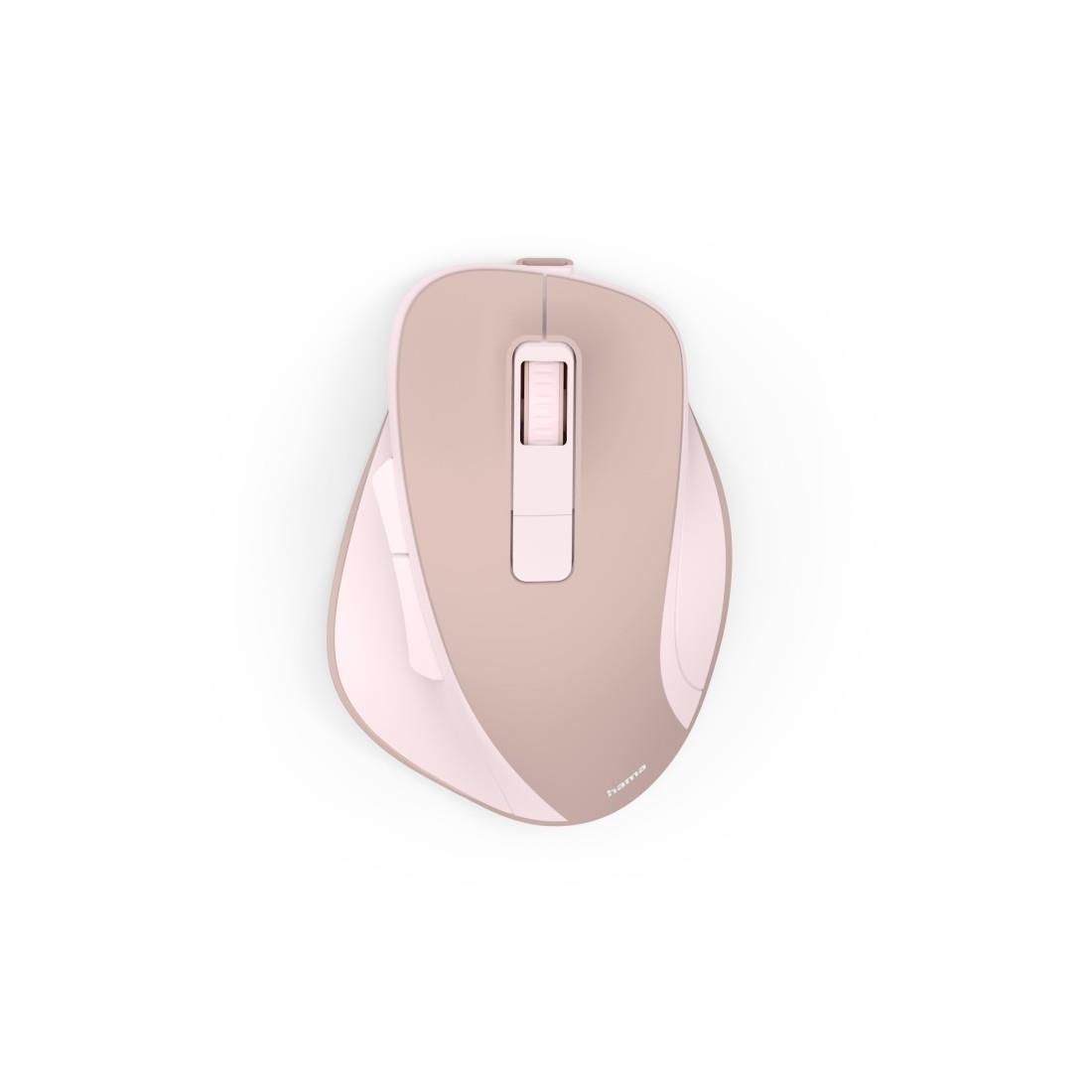 Hama Wireless Optical Mouse WM-500, 6 Buttons, Silent, Pink