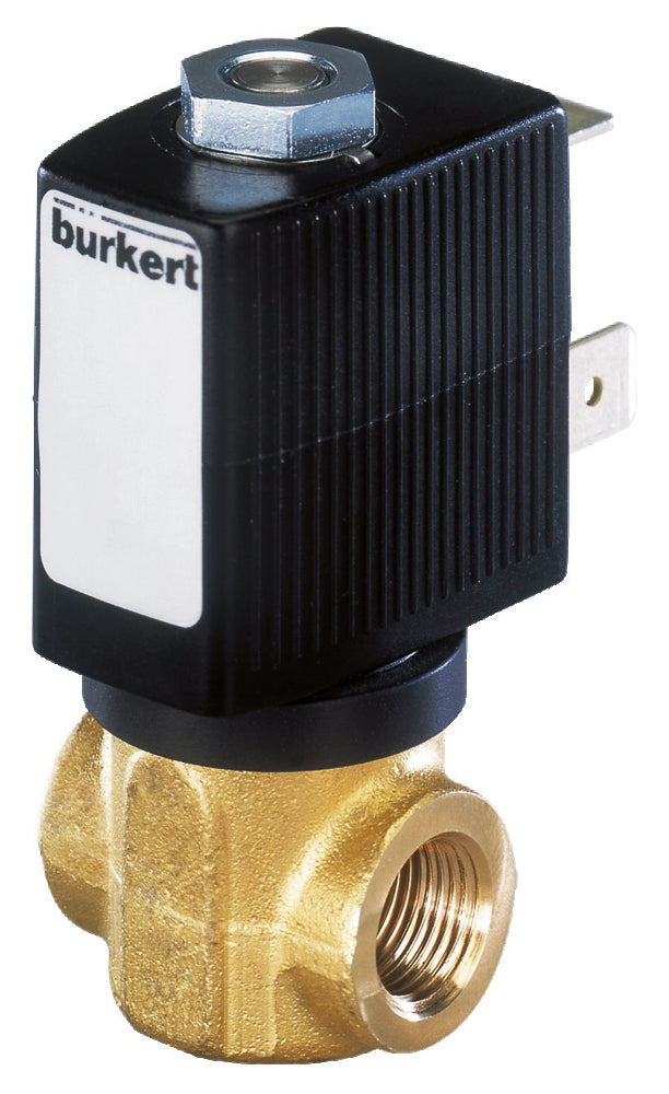 Burkert 2/2-Way Electro Valve, G1/4'' Thread, 0-20bar/290psi, 24VDC, 6027