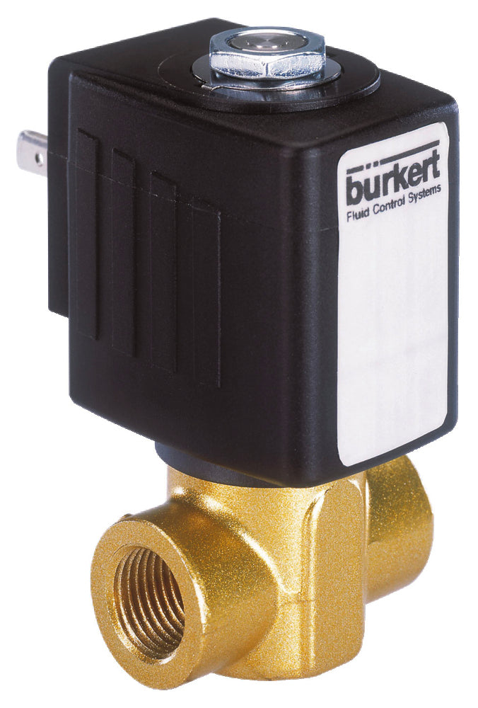 Burkert 2/2 Way Electrovalve, G1/2'' Thread, 0-5bar/73psi, 230VAC, 6027