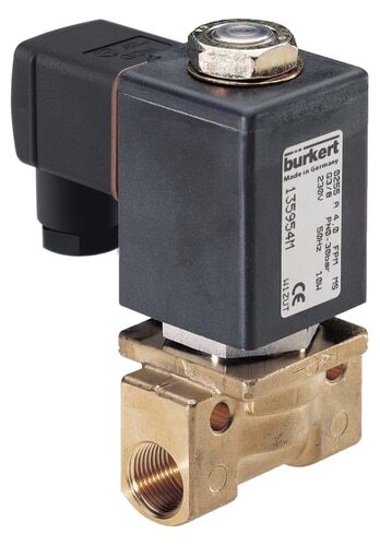 Burkert 2/2 Way Electrovanne, G3/8'' Thread, 0-16bar/232psi, 230VAC, Model 50474