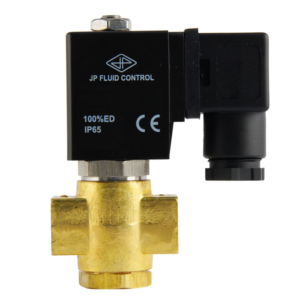 JP Fluid Control ST-DB 1/8'' 2-Way Electric Valve, EPDM Seal, 0-12 bar, 120V AC