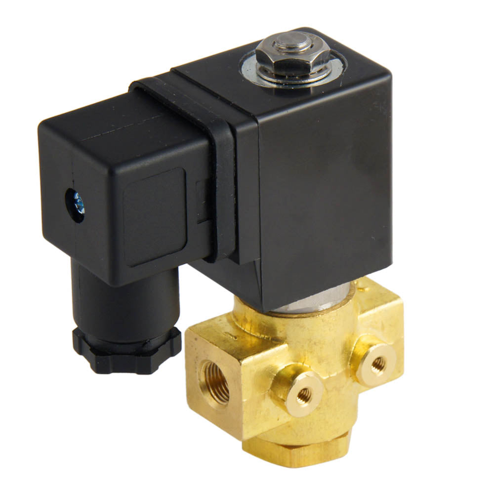 JP Fluid Control ST-DB 1/8'' 2-Way Electric Valve, EPDM Seal, 0-12 bar, 120V AC