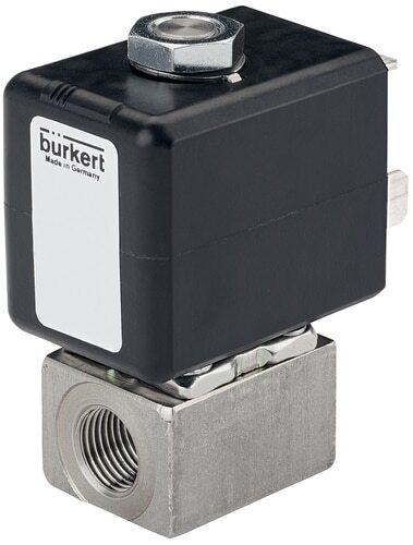 Vanne électromagnétique Burkert 2 voies, filetage M5, 24 VCA, 7011, 20051466