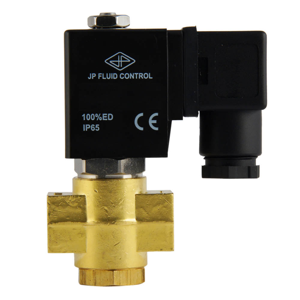 JP Fluid Control ST-DB 1/4'' 2-Way Electrovalve, 0-12bar, 12V DC