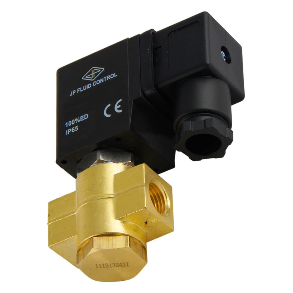 JP Fluid Control ST-DB 1/4'' 2-Way Electrovalve, 0-12bar, 12V DC