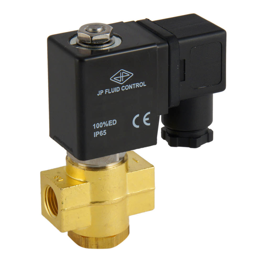 JP Fluid Control ST-DB 1/4'' 2-Way Electrovalve, 0-12bar, 12V DC