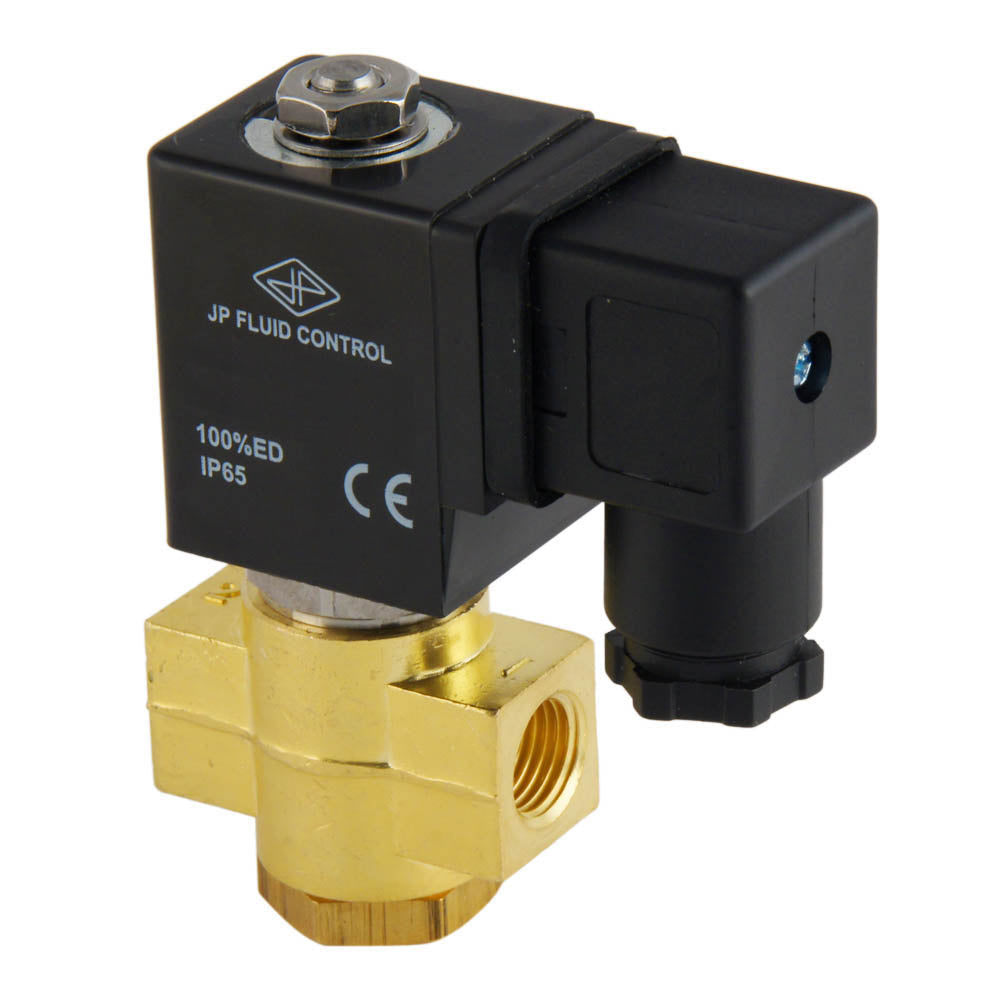 JP Fluid Control ST-DB 1/4'' 2-Way Electrovalve, 0-12bar, 12V DC