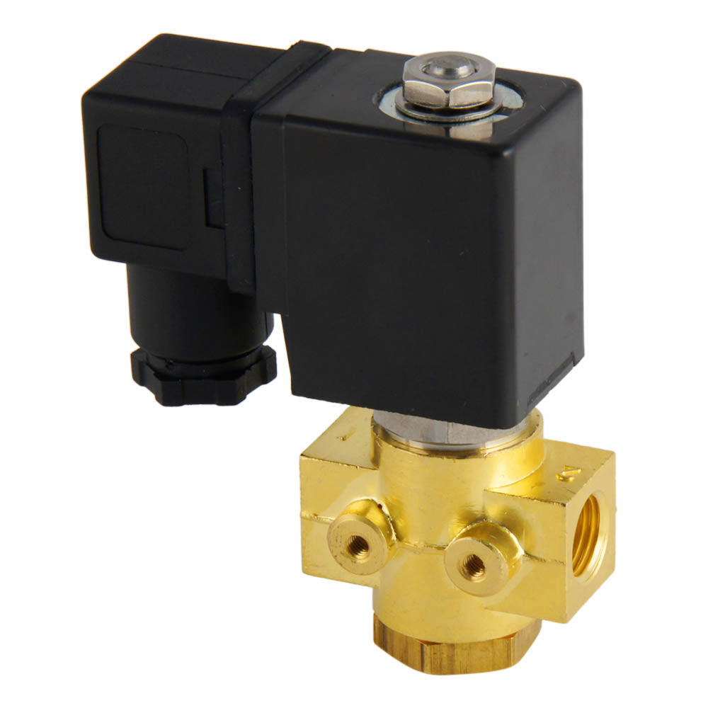 JP Fluid Control ST-DB 1/4'' 2-Way Electrovalve, 0-12bar, 12V DC