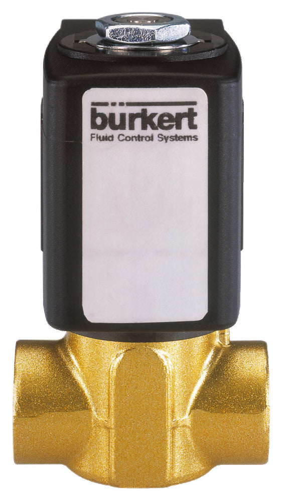 Vanne Burkert 6240 G 1/4'' NC Laiton FKM, 0-16 bar/232 psi, 24 V CC
