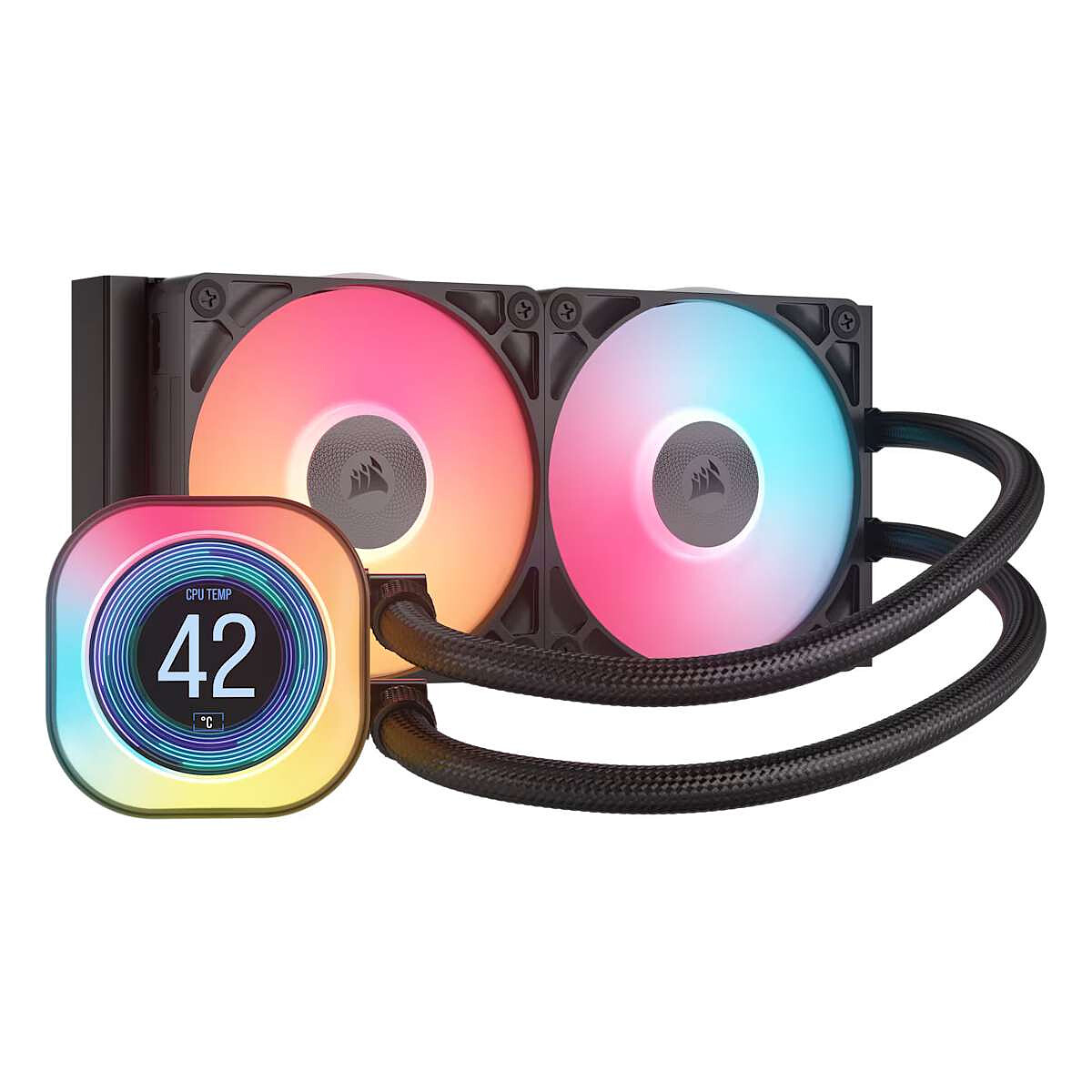 Corsair Titan 240 RX LCD RGB (Noir)