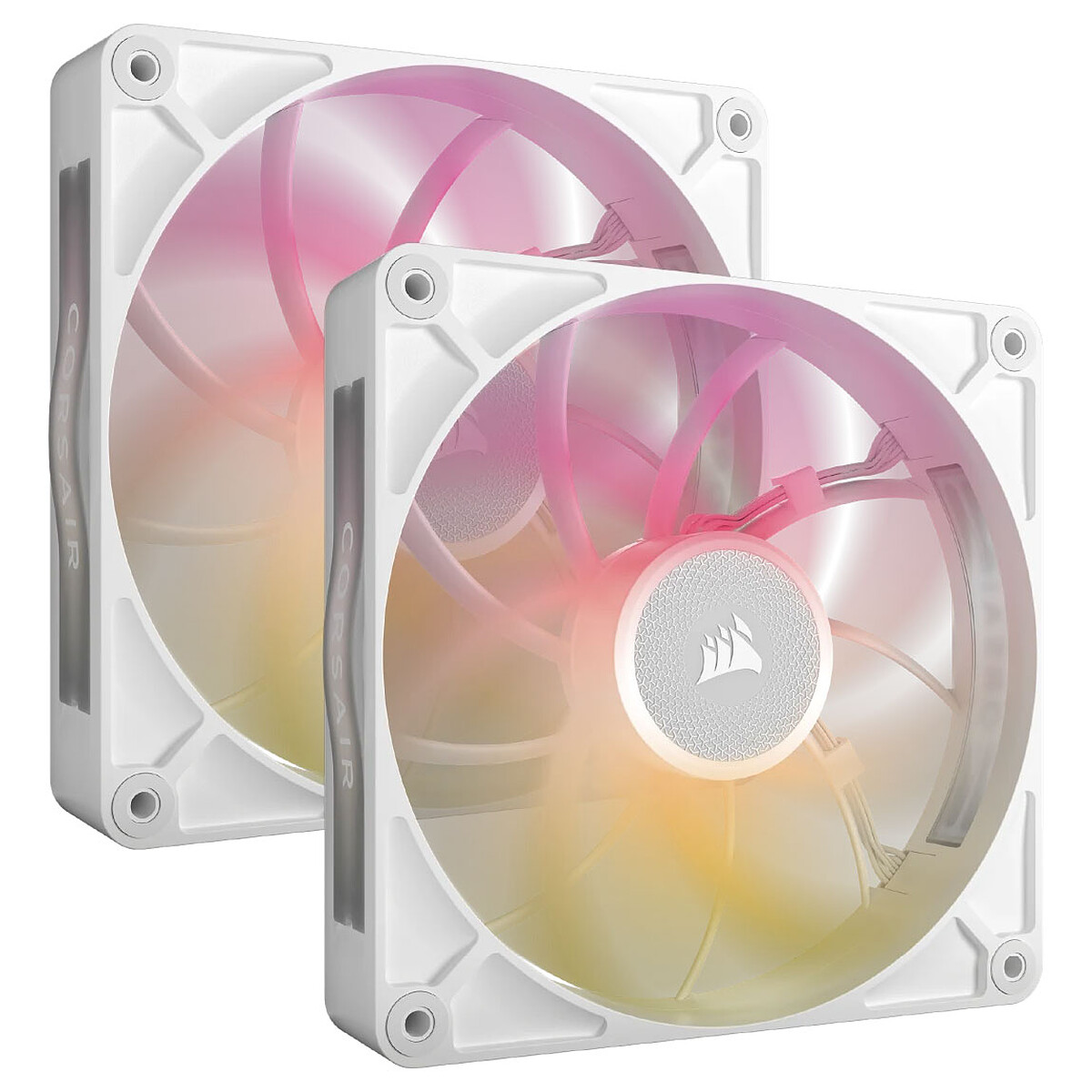 Corsair iCUE LINK RX140 MAX RGB Dual Pack (Blanc)