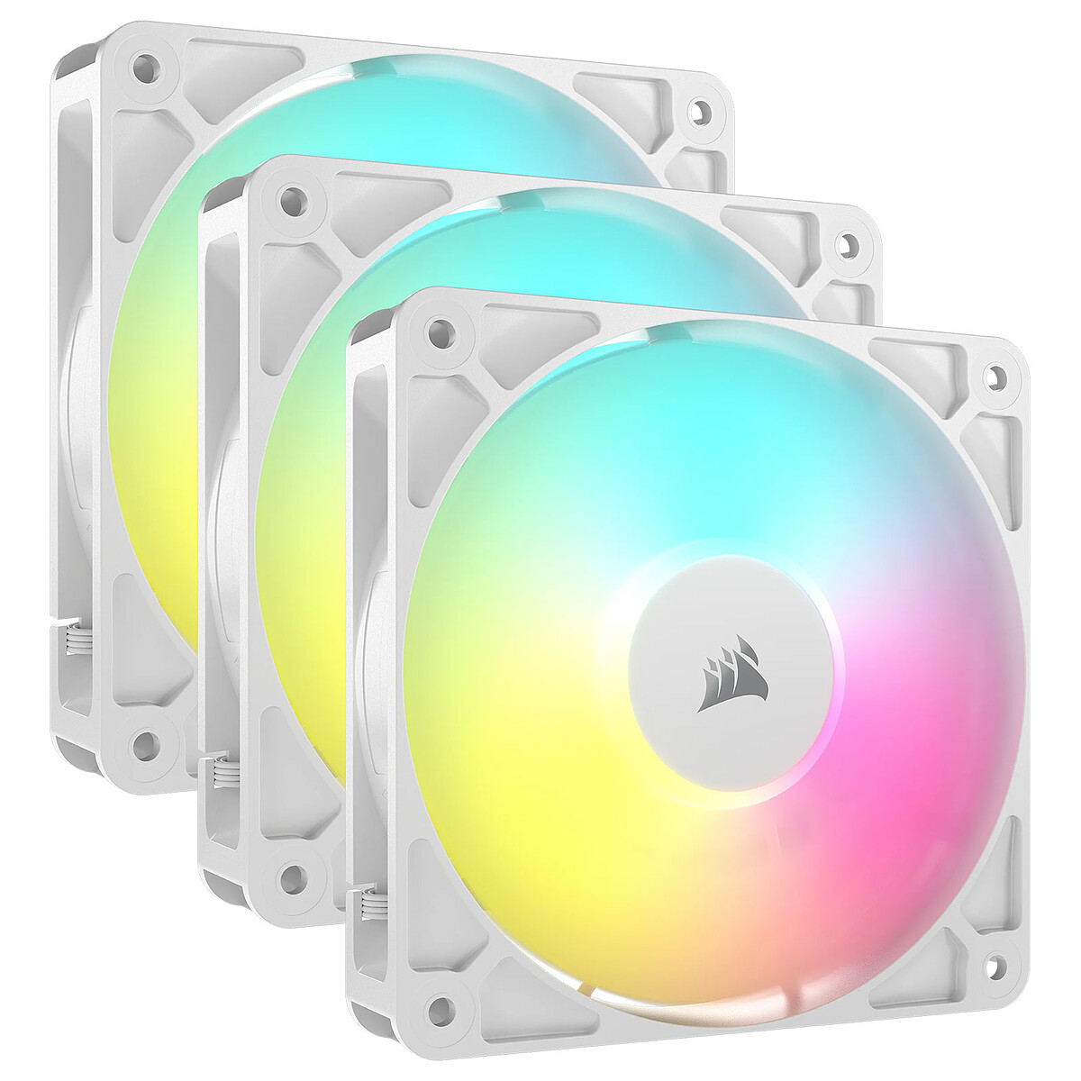 Corsair RS120 ARGB Triple Pack Blanc