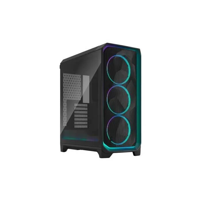 Fractal Design Meshify 3 Ambience Pro RGB Case - E-ATX (277mm) - 3 Fans - 20Gbps USB Type C - Black