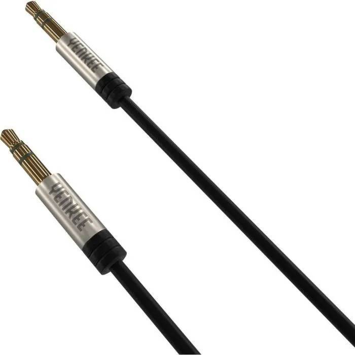 Yenkee 1m Audio Stereo Auxiliary Cable M/M