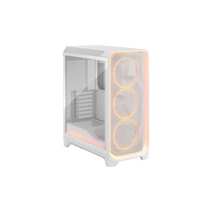 Fractal Design Meshify 3 Ambience Pro RGB Case - E-ATX (277mm) - 3 Fans - 20 Gbps USB Type C - White