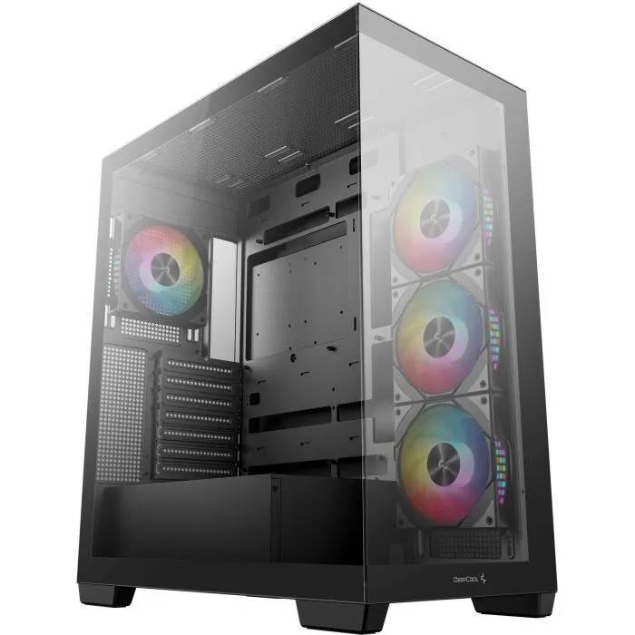 Caja DEEPCOOL CG580 4F sin alimentación - Torre media - Formato E-ATX - Negro