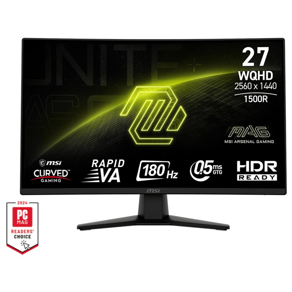 MSI MAG 274CQF 27" QHD 180Hz Curved LED Monitor