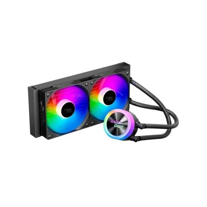 KEEP OUT Liquid Cooler XWC-240 ARGB 2x12cm Aluminum for Intel/AMD