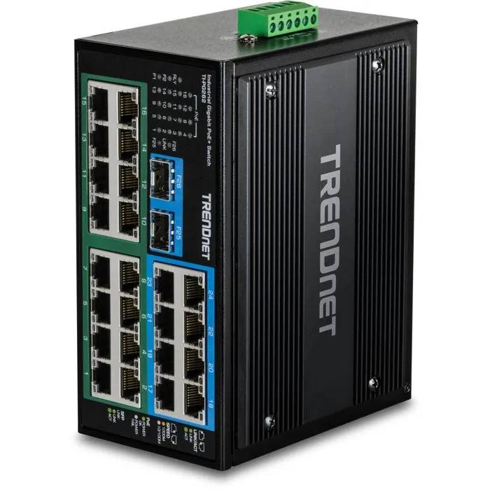 Trendnet TI-PG262 - 26-Port PoE+ Switch - IP30