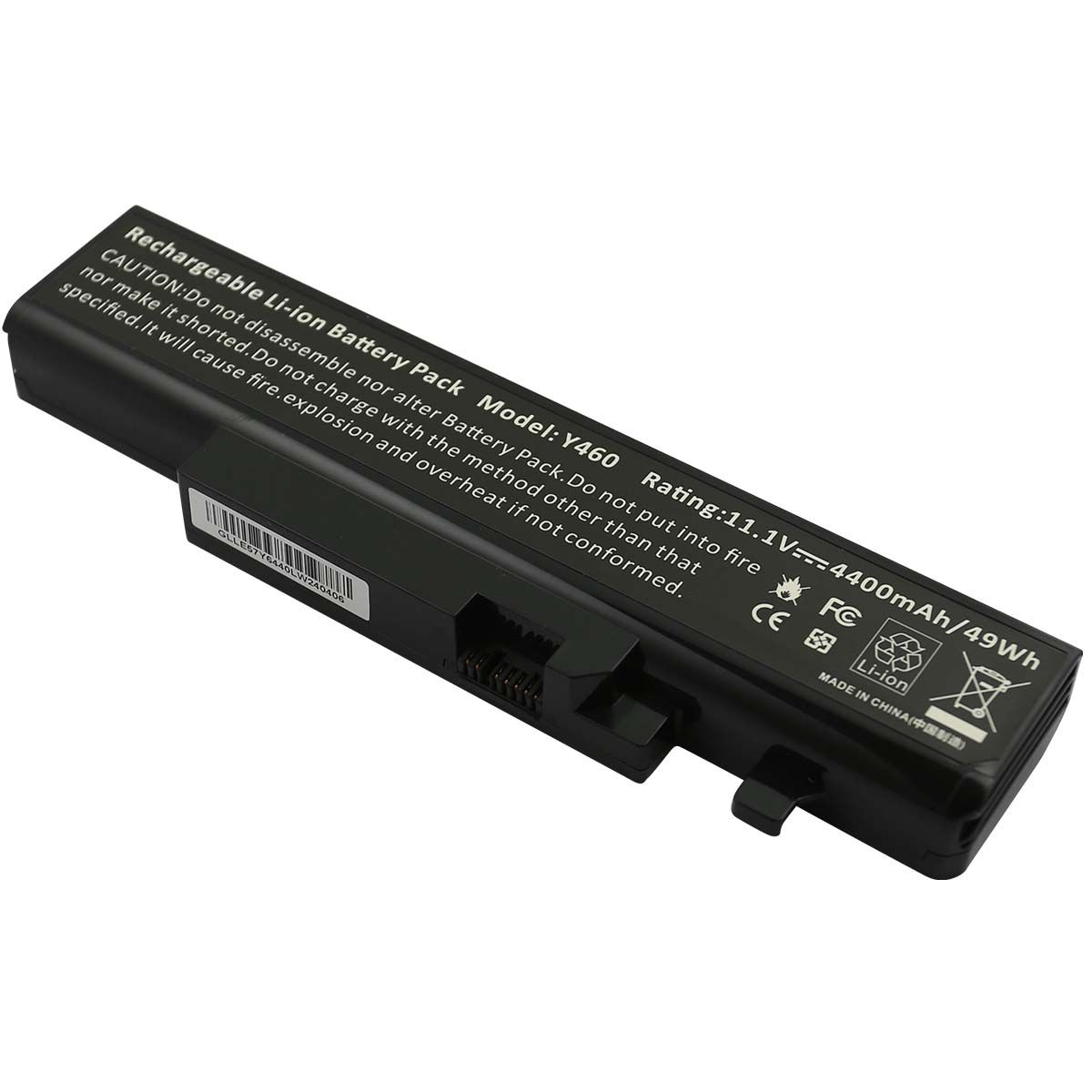 Lenovo IdeaPad Y560 Li-ion Battery 11.1V 4400mAh 49Wh Black