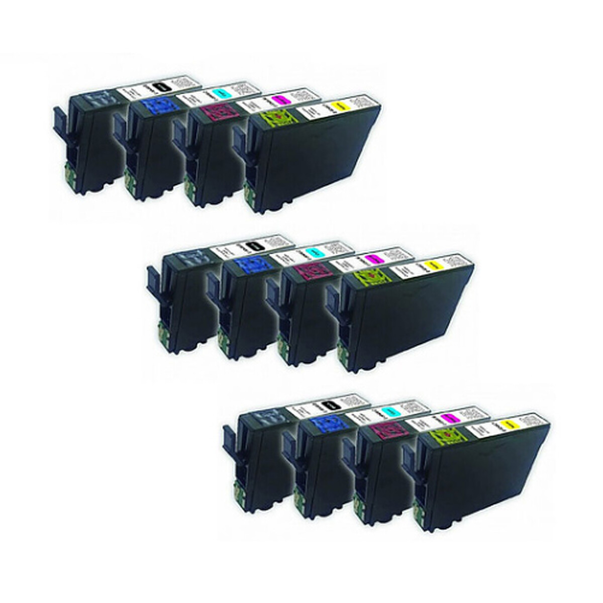 Multipack compatible Epson 604XL Ananas (3x noir + 3x cyan + 3x magenta + 3x jaune)