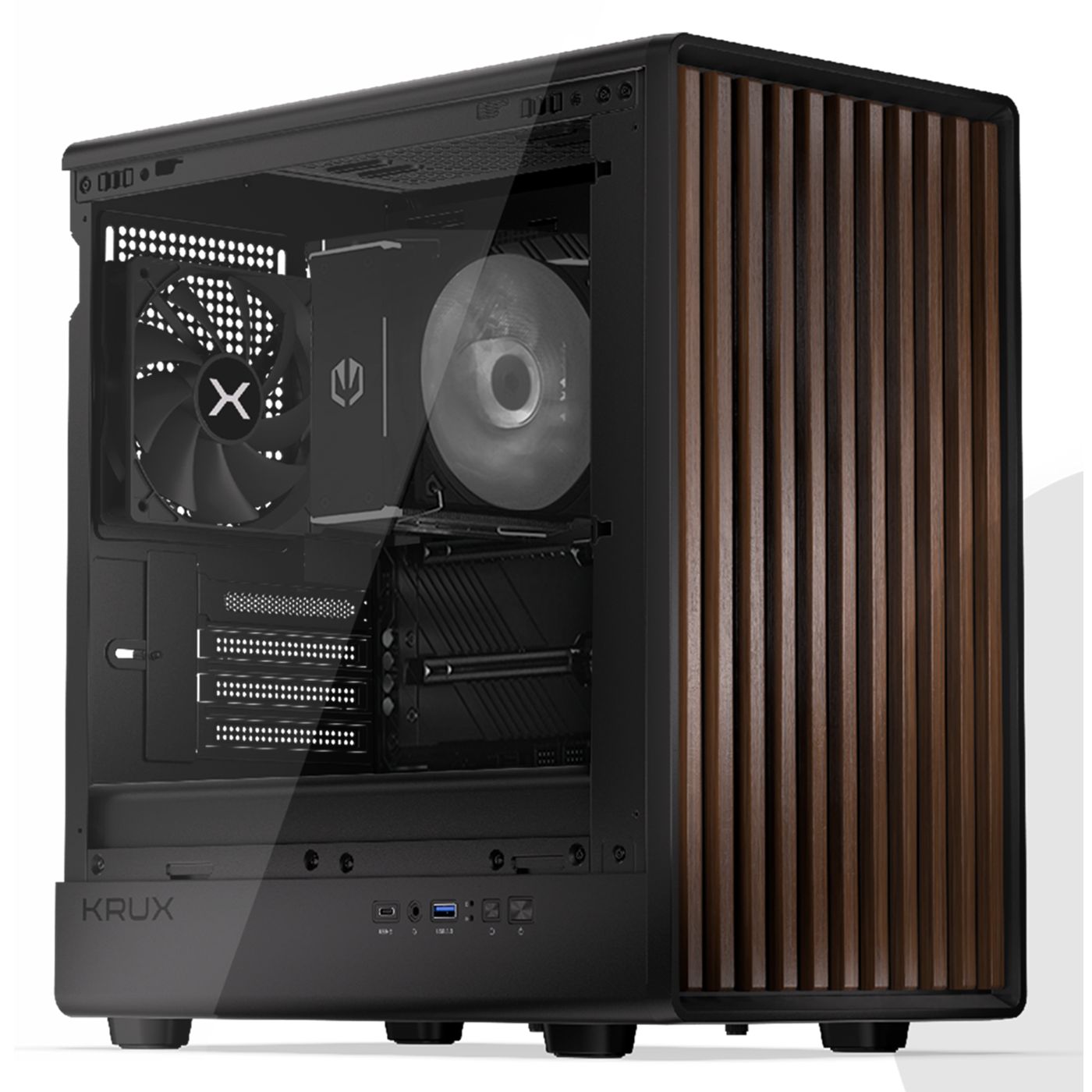 VIST Wood PC Core i5 14400 - 32GB RAM - Intel UHD - 1TB SSD M.2 - WiFi - Windows 11 Pro