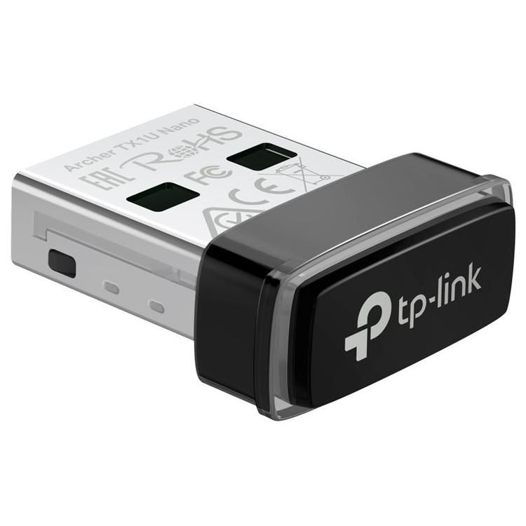 TP-Link Archer Nano TX1U V1 - USB Wi-Fi Adapter - 802.11b/g/n, Wi-Fi 6 (802.11ax)