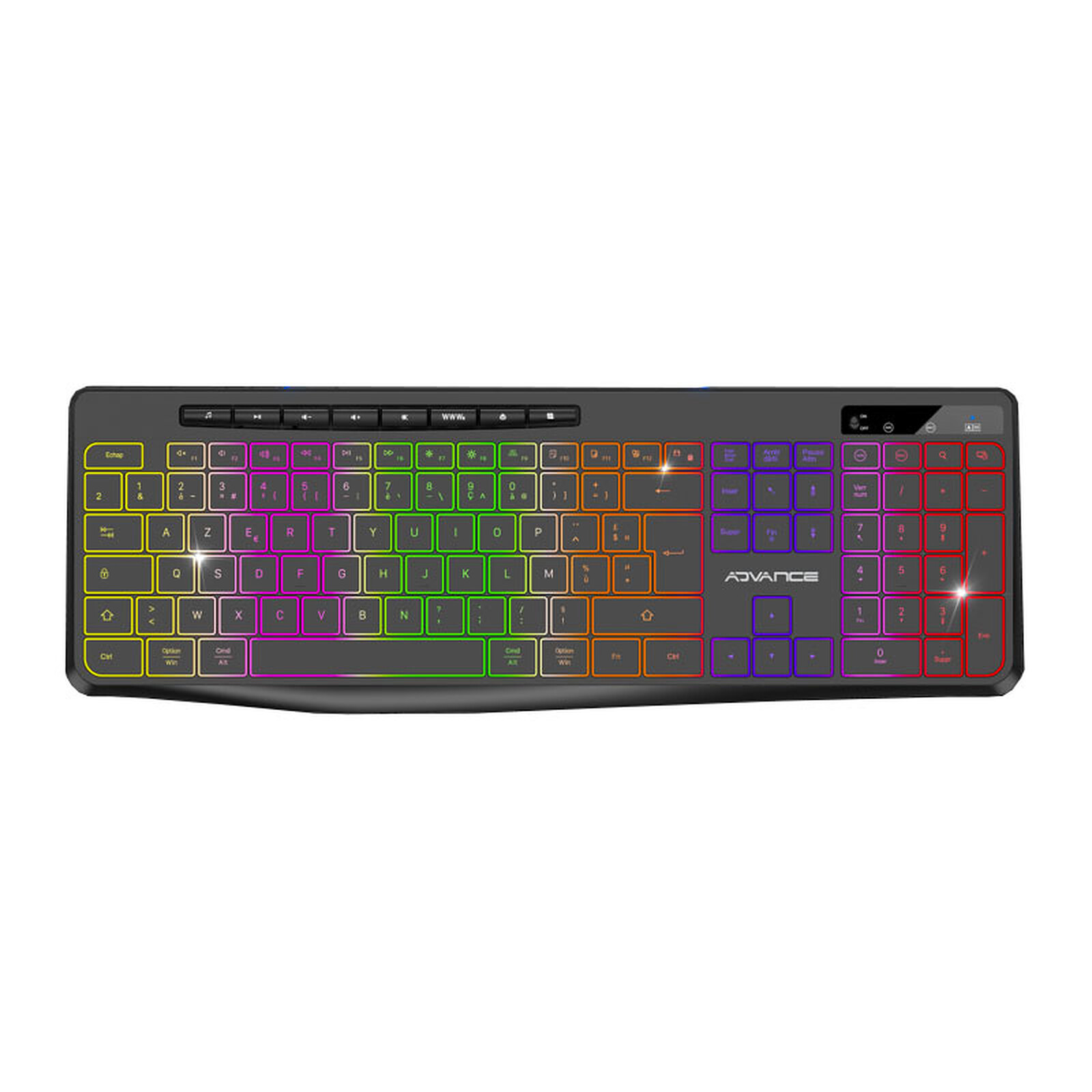 Advance R-Type Series Wireless Keyboard Black