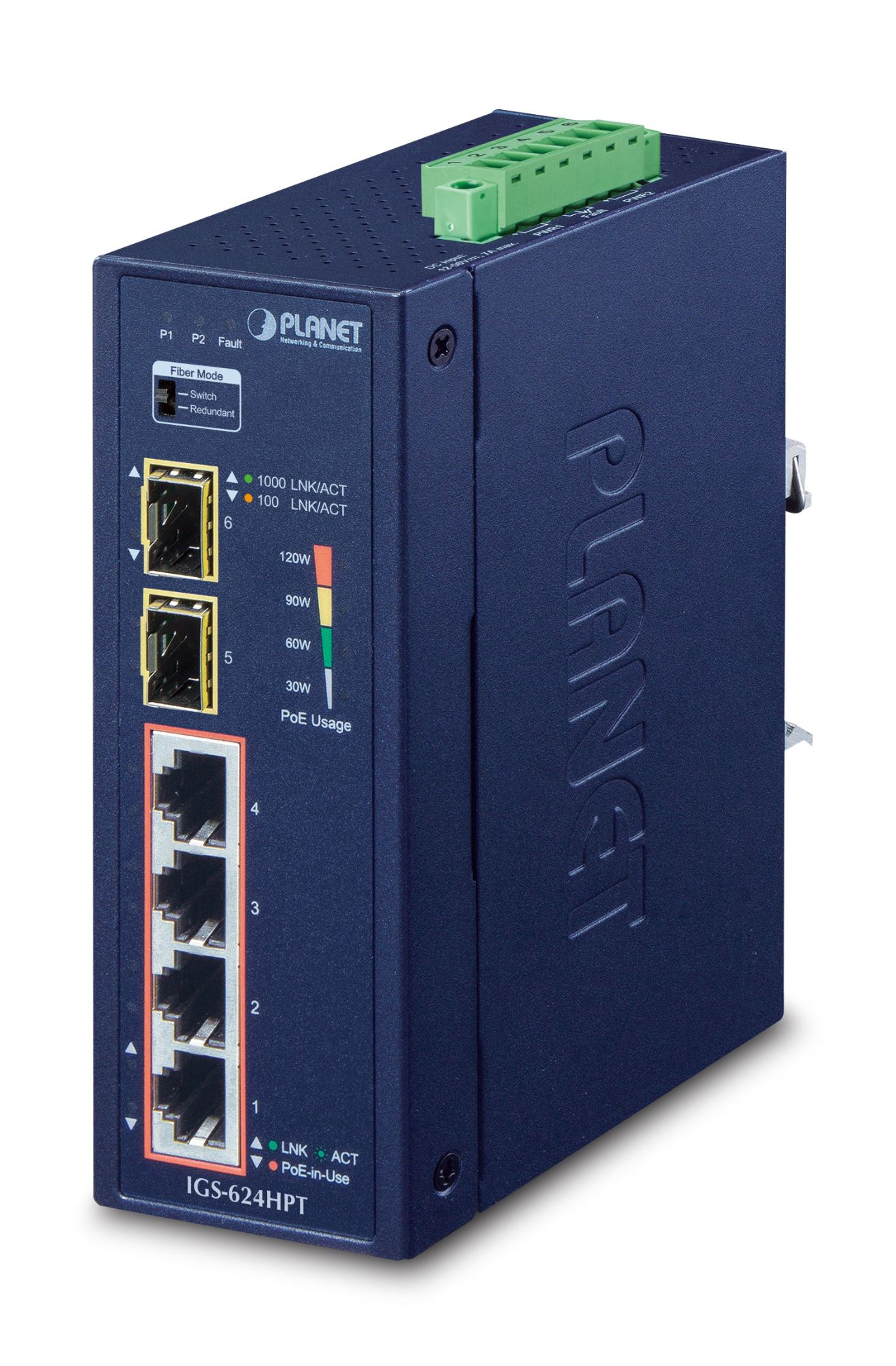 Planet IGS-624HPT Gigabit Ethernet Switch