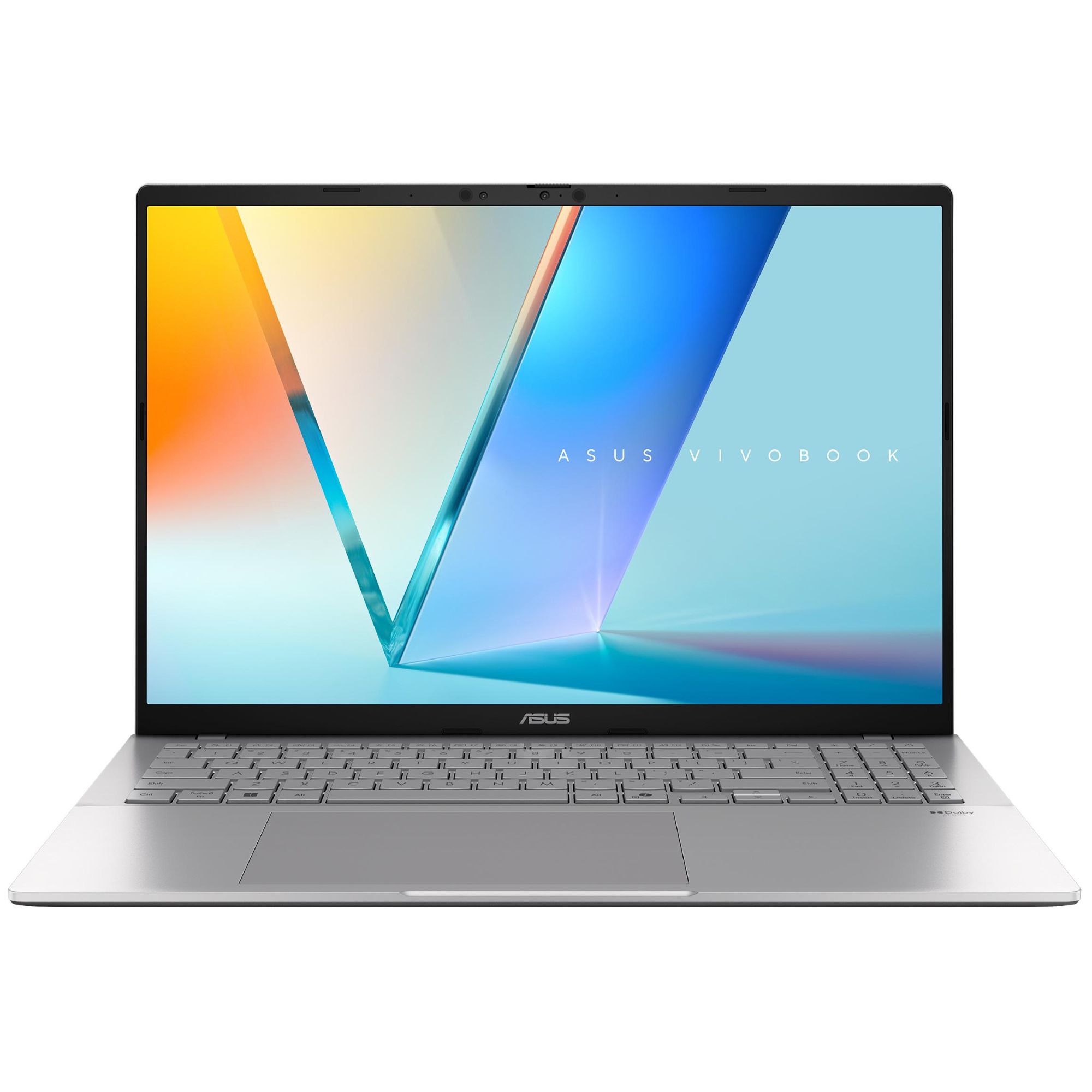 ASUS Vivobook S16 - 16-inch Laptop with Snapdragon X1-26-100, 32GB LPDDR5x, 512GB SSD, Wi-Fi 6E, Windows 11 Home, Silver