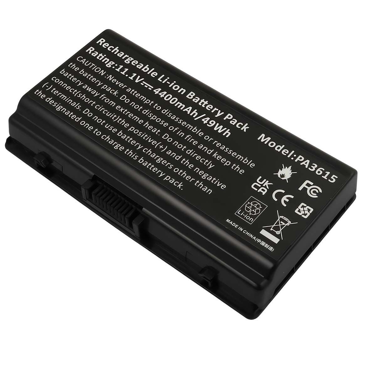 Toshiba Satellite L40-17H Li-ion Battery - 11.1V, 4400mAh, Black