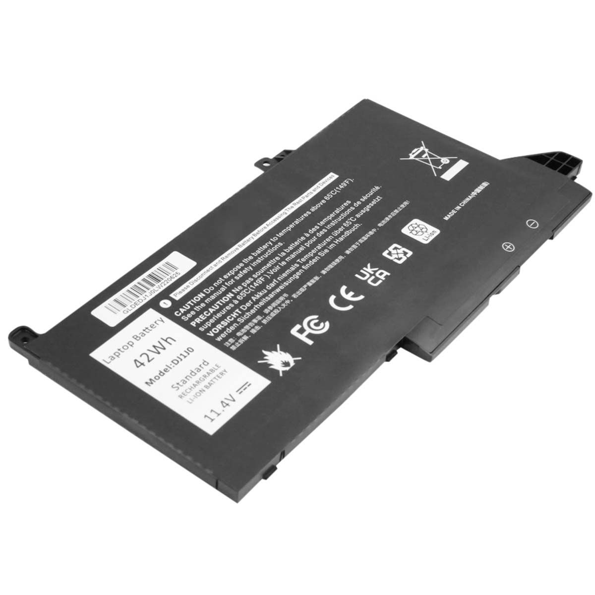 Avizar Replacement Battery for Dell Latitude 12 7000 - 11.4V Li-Polymer 3650mAh Black