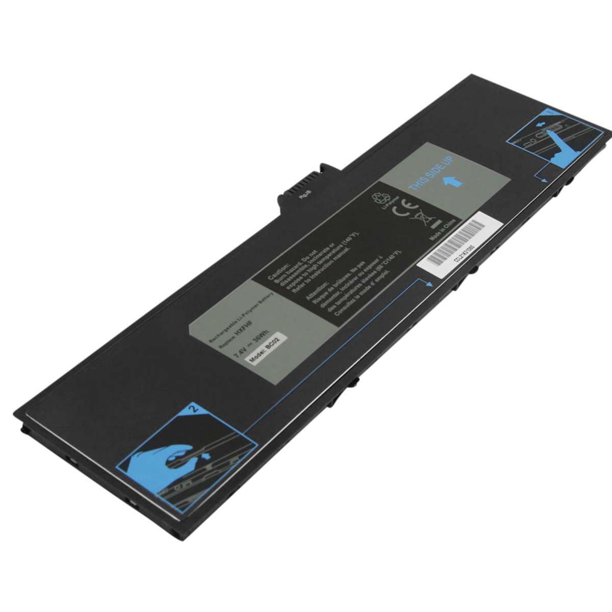 Dell Venue 11 Pro Tablet Battery (7.4V, 4850mAh, 36Wh) - Black by Avizar