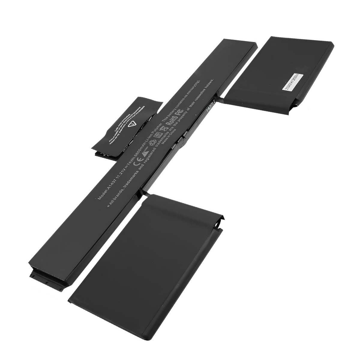 Avizar MacBook Pro 13' Battery A1425 11.21V Li-Polymer 6600mAh 74Wh with Tools - Black