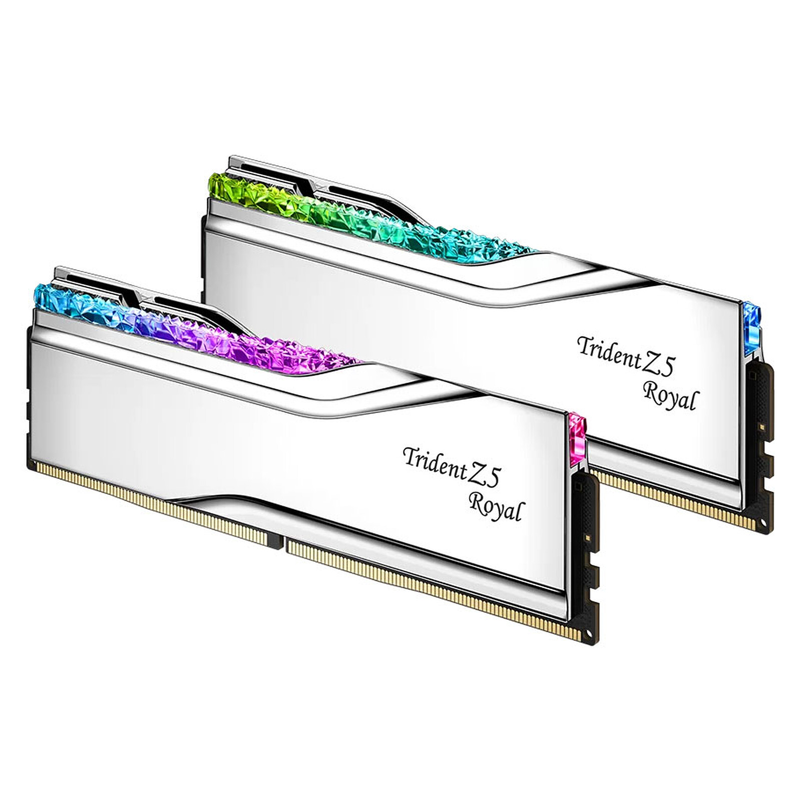 G.Skill Trident Z5 Royal 64 Go (2x32 Go) DDR5 6800 MHz CL34 - Argent