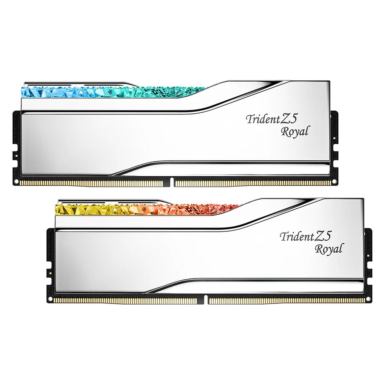G.Skill Trident Z5 Royal 64 Go (2x32 Go) DDR5 6800 MHz CL34 - Argent