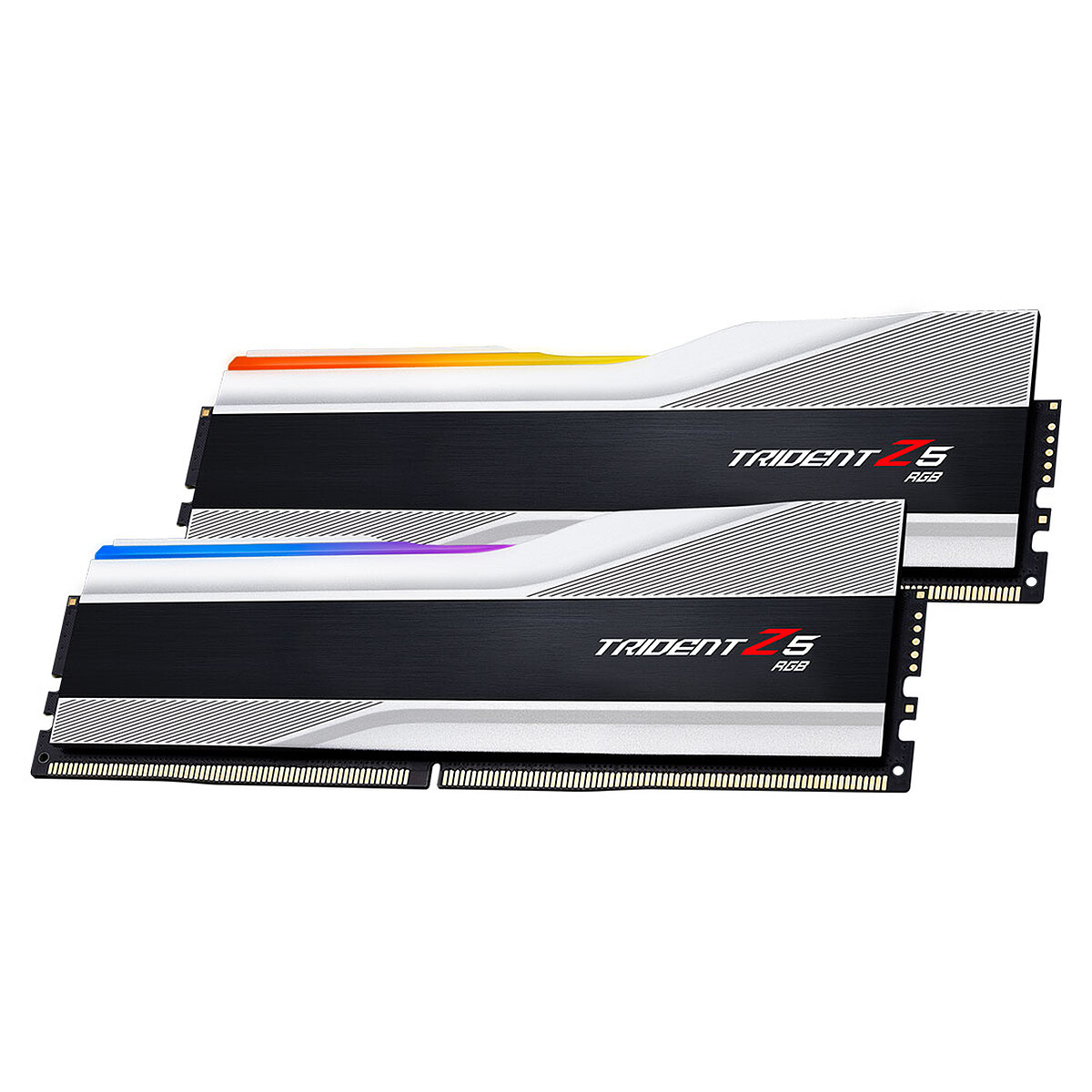 G.Skill Trident Z5 RGB 32 Go (2 x 16 Go) DDR5 8000 MHz CL38 - Argent