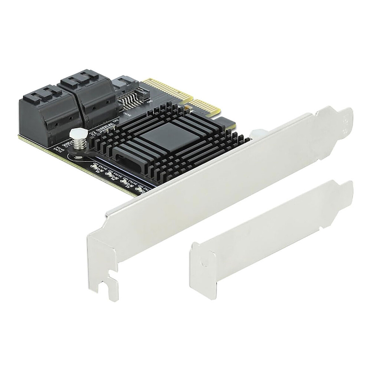 DeLock Carte Contrôleur PCI Express vers 5 ports SATA 6 Gbps Low Profile