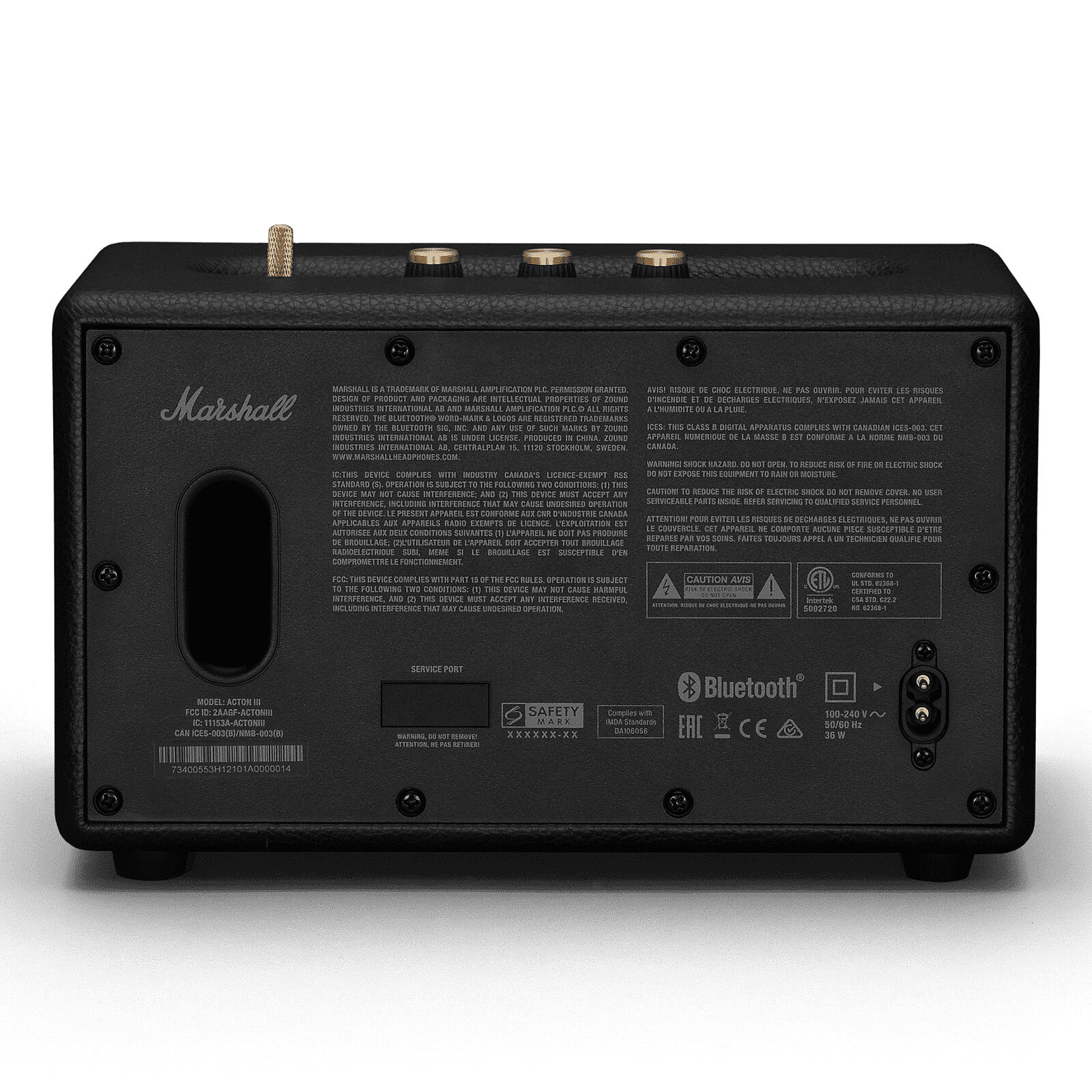 Altavoz Marshall Acton III Negro