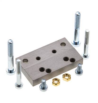 Plaque d'adaptation pour vérins Airtec ISO 15552 63 mm