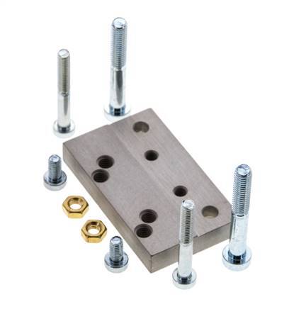 Plaque d'adaptation pour vérins Airtec ISO 15552 63 mm
