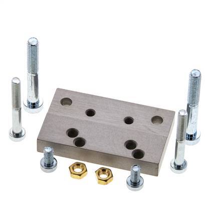 Plaque d'adaptation pour vérins Airtec ISO 15552 63 mm