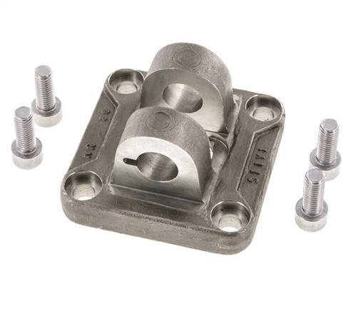 Accesorio femenino Tameson 80 mm, acero inoxidable 316 (1.4401), ISO 15552 y ISO 21287