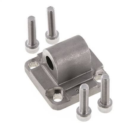 Accesorio macho Tameson de 32 mm, acero inoxidable 316 (1.4401) ISO 15552 y ISO 21287